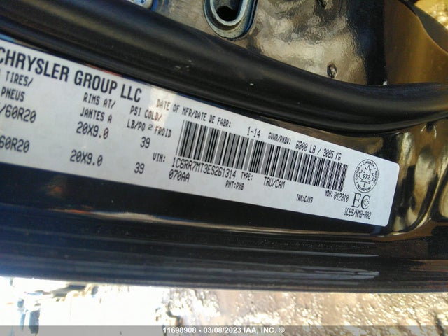 RAM 1500 Sport 2014 1C6RR7MT3ES261314 Image 10
