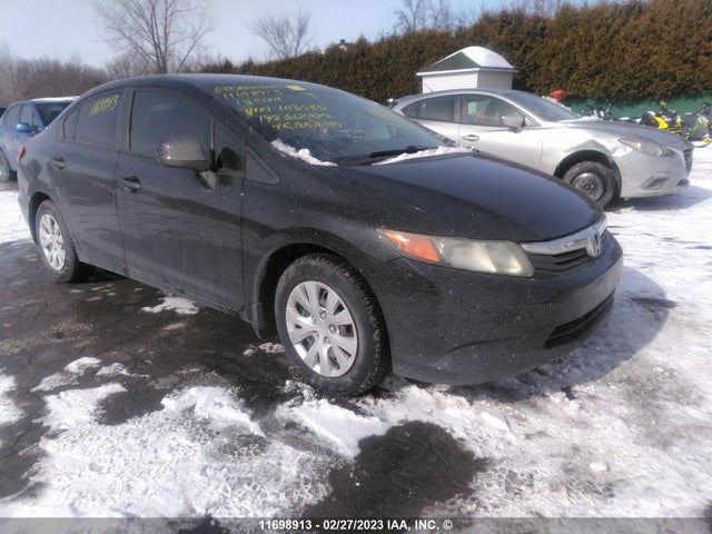 Honda Civic Lx 2012 2HGFB2F4XCH103535 Image 1