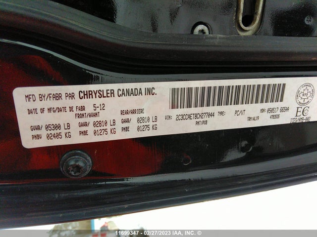 2C3CCAET8CH277044 Chrysler 300C