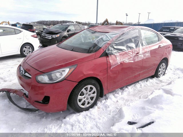 Hyundai Accent Gls/gs 2014 KMHCT4AE6EU658391 Image 2