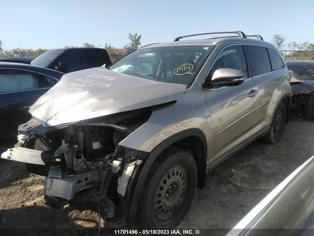 Toyota Highlander Xle 2016 5TDJKRFH3GS261551 Image 2