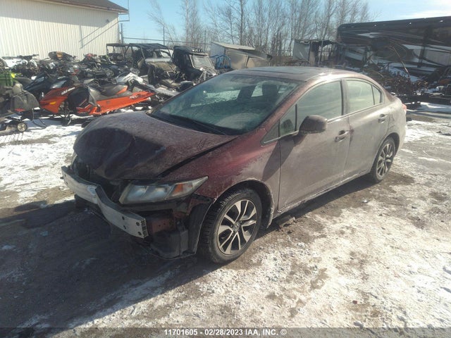 Honda Civic Ex 4dr 2013 2HGFB2E59DH003485 Image 2