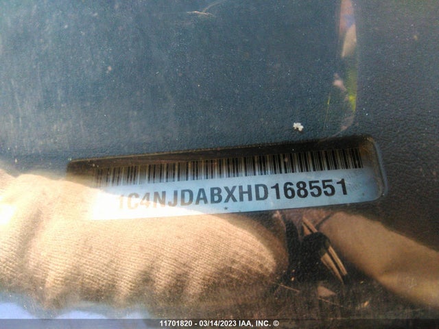 1C4NJDABXHD168551 Jeep Compass Sport