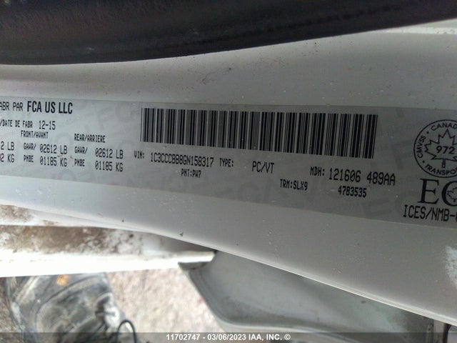 Chrysler 200 S 2016 1C3CCCBB8GN158317 Image 9