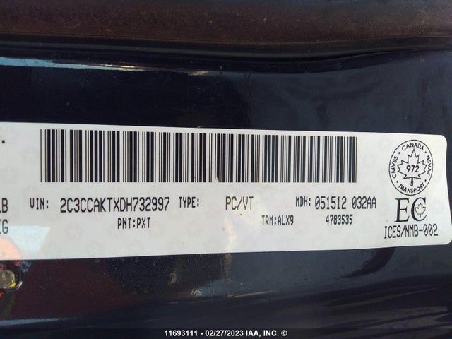 2C3CCAKTXDH732997 Chrysler 300C