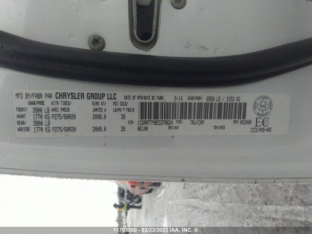1C6RR7TM8ES378624 RAM 1500 Slt