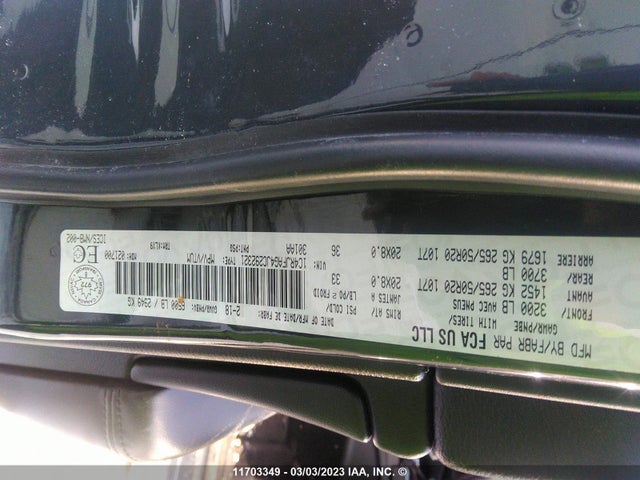 1C4RJFAG4JC292321 Jeep Grand Cherokee Laredo