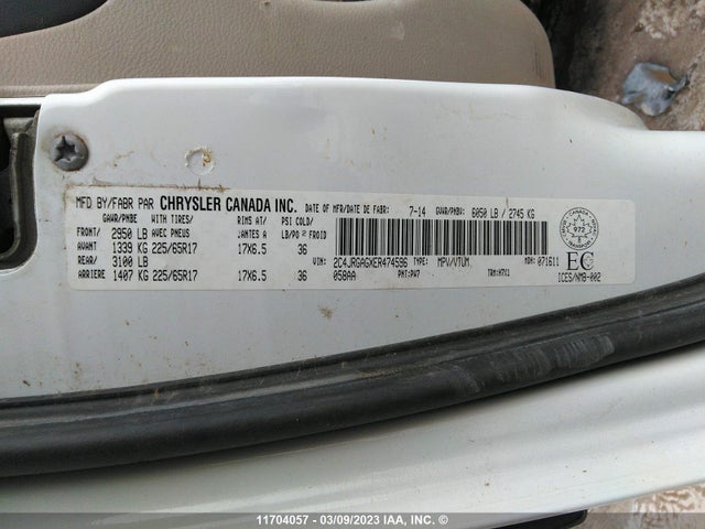 2C4JRGAGXER474596 RAM Tradesman