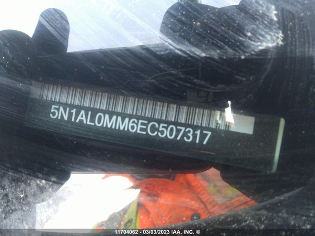 5N1AL0MM6EC507317 Infiniti QX60