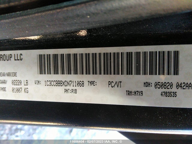 1C3CCBBBXDN711068 Chrysler 200 Touring