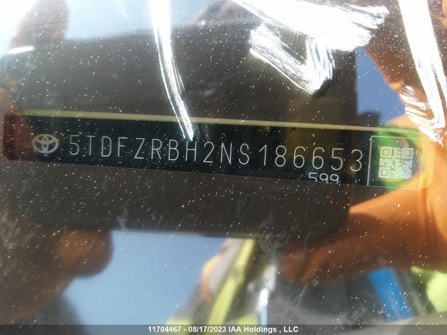 Toyota Highlander Platinum 2022 5TDFZRBH2NS186653 Image 11