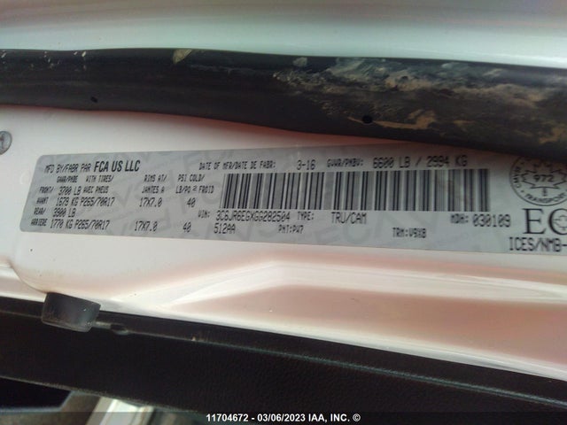 RAM 1500 Slt 2016 3C6JR6EGXGG282504 Image 9