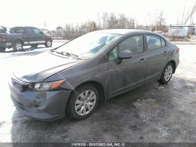 Honda Civic Lx 2012 2HGFB2F46CH114080 Image 2