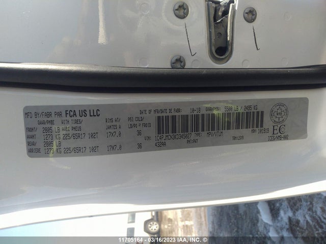 1C4PJMCN3KD345027 Jeep Cherokee North