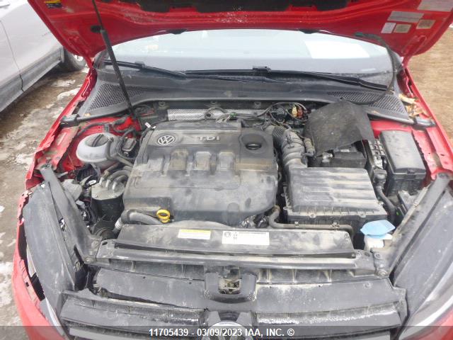 Volkswagen Golf Tdi 2015 3VW2A7AU0FM045989 Image 10