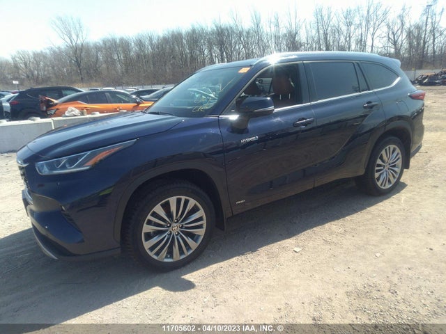 Toyota Highlander Hybrid Platinum 2021 5TDEBRCH1MS037129 Image 2