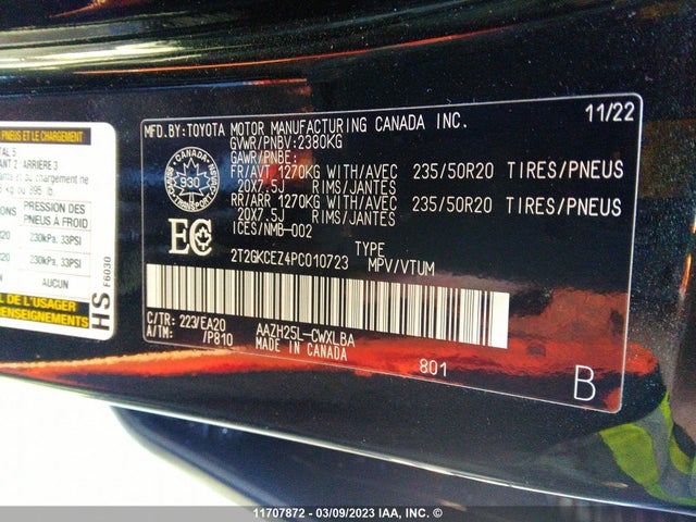 2T2GKCEZ4PC010723 Lexus NX 350H