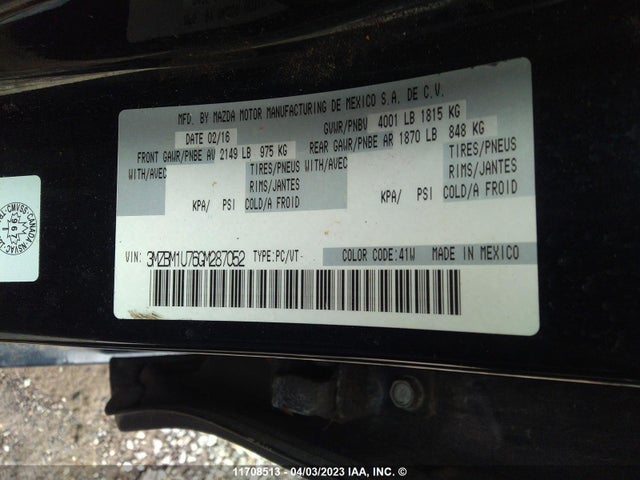 Mazda 3 SPORT 2016 3MZBM1U76GM287052 Image 10