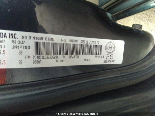 2C4RC1CG3ER360941 Chrysler Town & Country