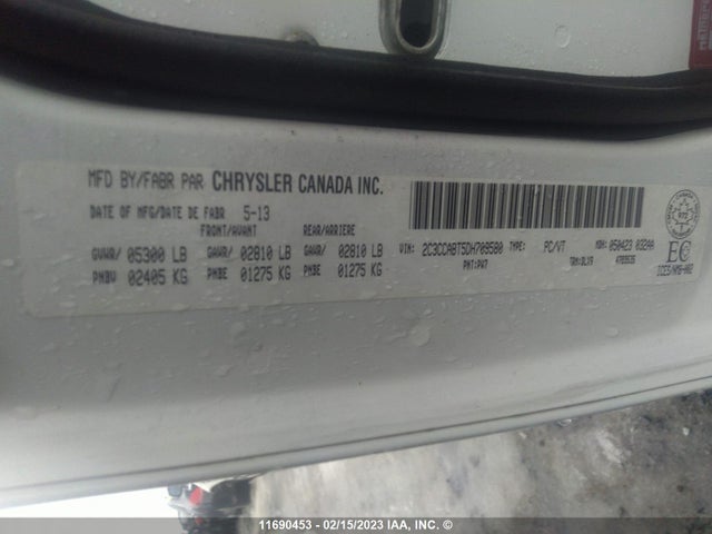 2C3CCABT5DH709580 Chrysler 300 S