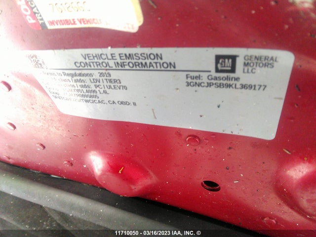 Chevrolet TRAX 2019 3GNCJPSB9KL369177 Image 11
