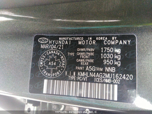 Hyundai ELANTRA SEL 2021 KMHLN4AG2MU162420 Image 12