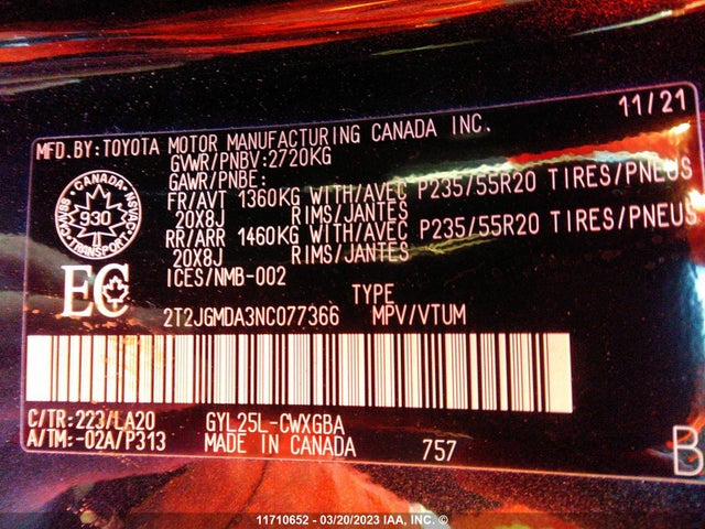 2T2JGMDA3NC077366 Lexus RX 450H
