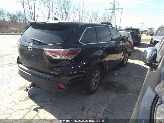 Toyota Highlander Le/le Plus 2014 5TDBKRFH5ES049624 Image 4