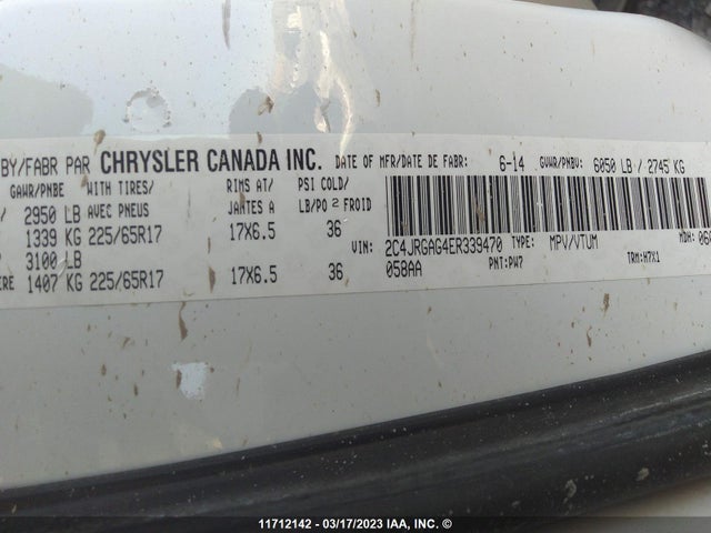 2C4JRGAG4ER339470 RAM Tradesman