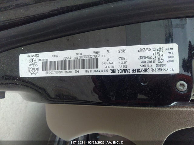 2C4RC1CG1ER118665 Chrysler Town & Country Touring L