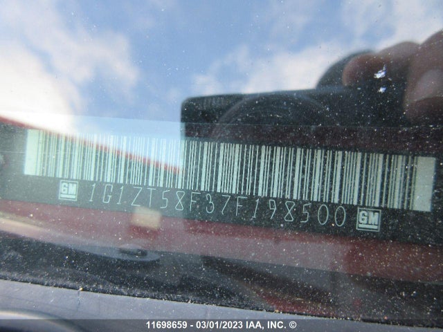 Chevrolet MALIBU LT 2007 1G1ZT58F37F198500 Image 9