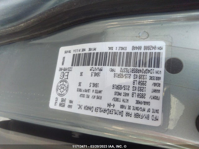 Dodge Grand Caravan Se 2005 1D4GP24R858176372 Image 10