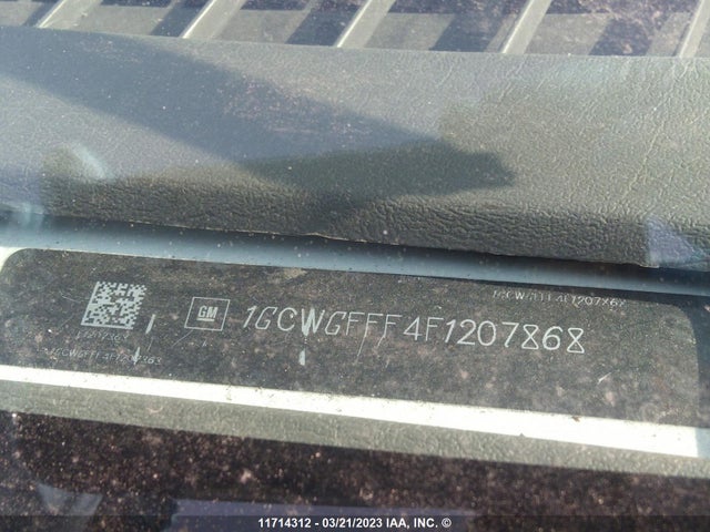 Chevrolet Express G2500 2015 1GCWGFFF4F1207868 Image 10