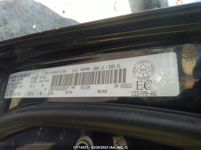 RAM 1500 St 2018 1C6RR7KG6JS285977 Image 10
