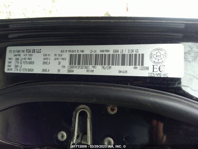 1C6RR7NT3FS573021 RAM 1500 Laramie