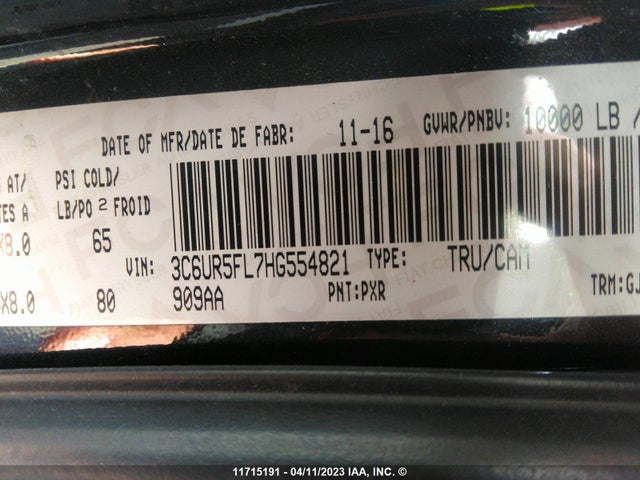 3C6UR5FL7HG554821 RAM 2500 Laramie