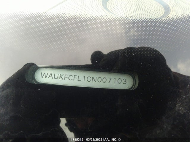 WAUKFCFL1CN007103 Audi A4 Prestige