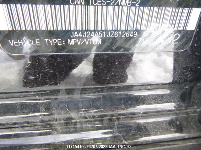 JA4J24A51JZ612649 Mitsubishi OUTLANDER PHEV