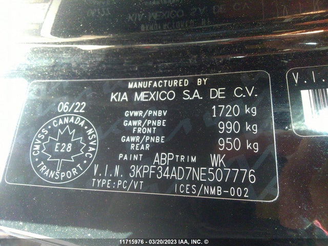 KIA Forte Gt Line 2022 3KPF34AD7NE507776 Image 10