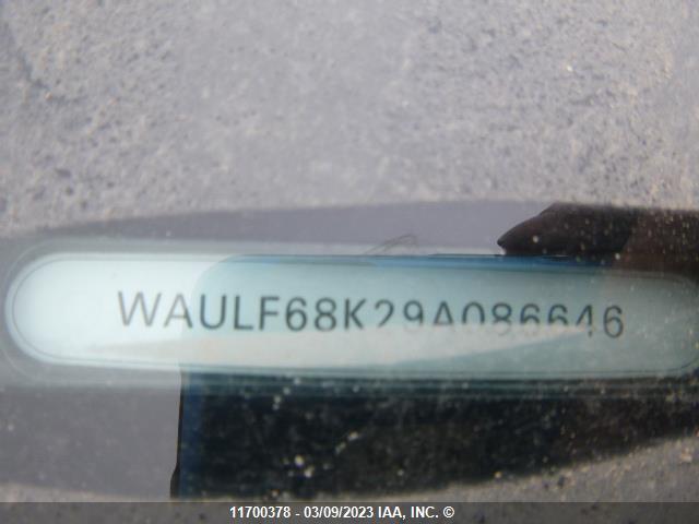 WAULF68K29A086646 Audi A4 2.0t Quattro
