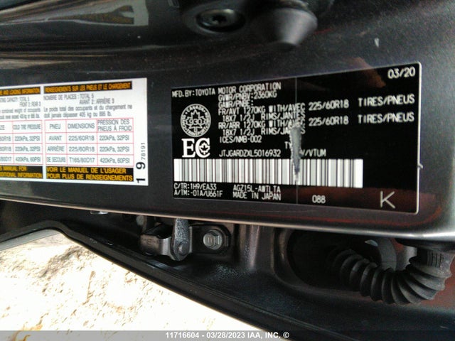 JTJGARDZXL5016932 Lexus NX 300