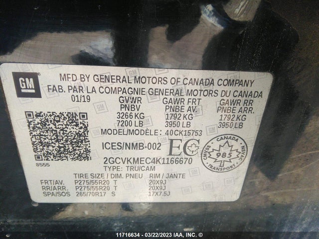 Chevrolet Silverado Ld K1500 Custom 2019 2GCVKMEC4K1166670 Image 9