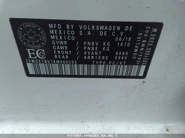 Volkswagen Jetta Sel Premium 2019 3VWG57BU7KM060203 Image 9