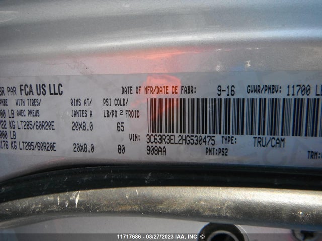 3C63R3EL2HG530475 RAM 3500 Laramie