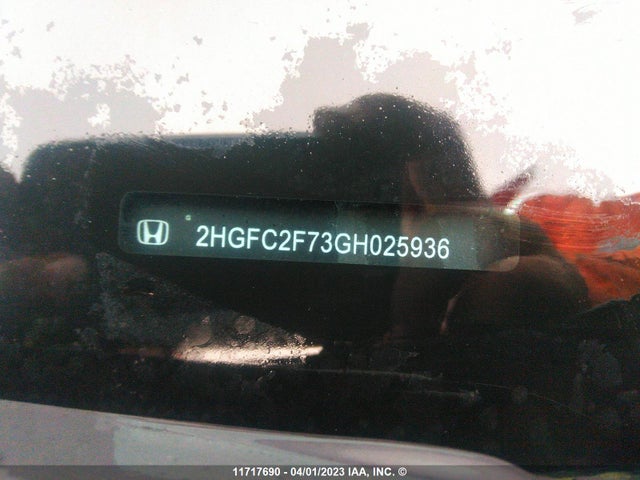 Honda CIVIC EX 2016 2HGFC2F73GH025936 Image 10