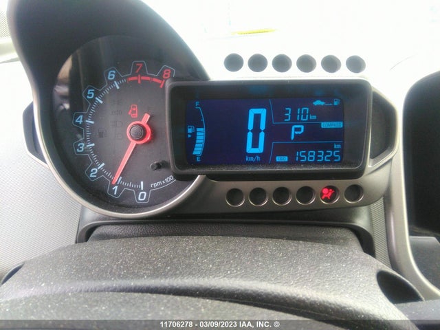 Chevrolet SONIC LT 2012 1G1JC5EH4C4192021 Image 8