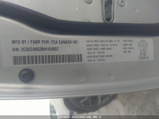 2C3CCABG0NH154557 Chrysler 300 S