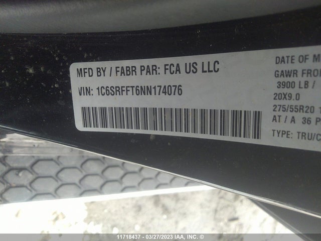RAM 1500 Big Horn/lone Star 2022 1C6SRFFT6NN174076 Image 11