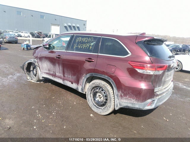 Toyota Highlander Se/xle 2019 5TDJZRFH5KS729977 Image 3