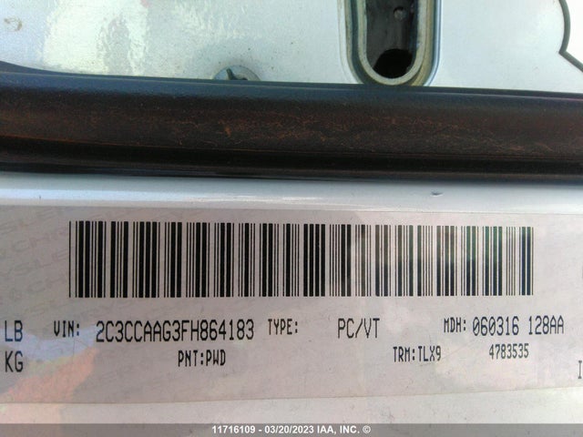 2C3CCAAG3FH864183 Chrysler 300 Limited